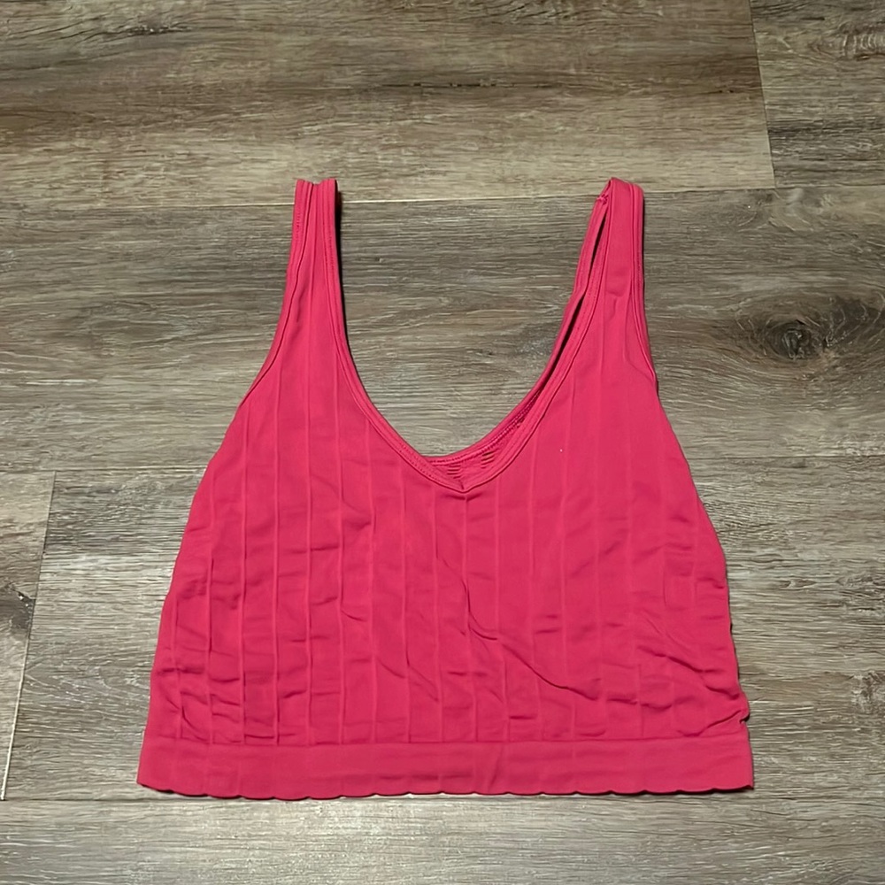 Pink crop top